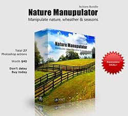 PS动作－四季及早晚气候变化：Nature Manipulator Actions Bundle